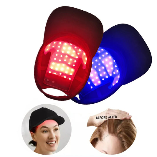 Gorra de terapia de luz roja LED